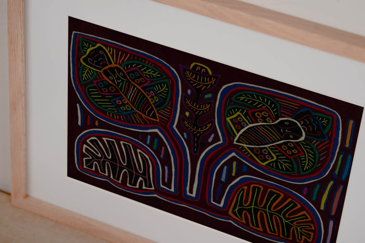 Multi-Color Bumblebee And Floral Flower Mola