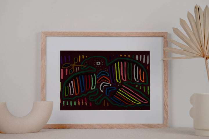 Classic Pease Dove With Olive Branch Mola