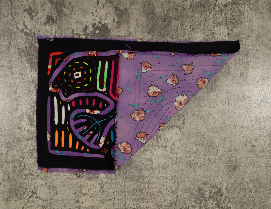 Vintage Black And Purple Gecko Mola