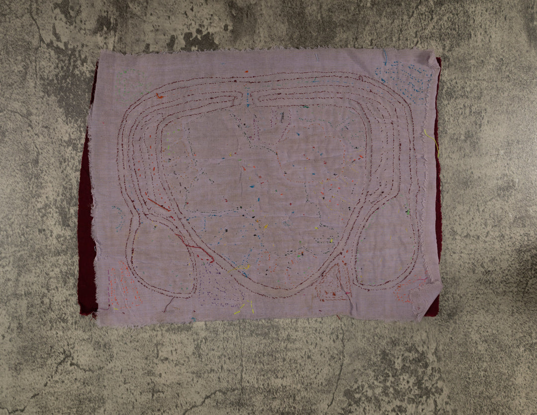 Traditional Burgundy Song Bird Mola