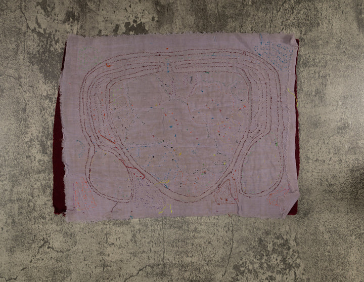 Traditional Burgundy Song Bird Mola