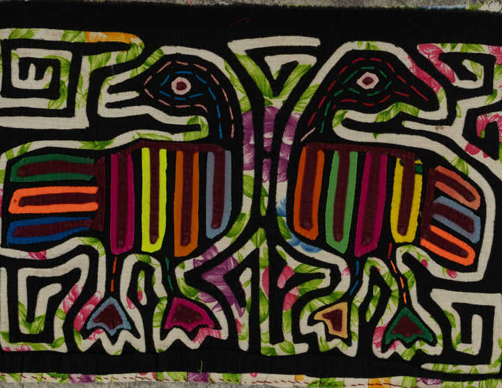 Vintage Fine Feather Goose Mola