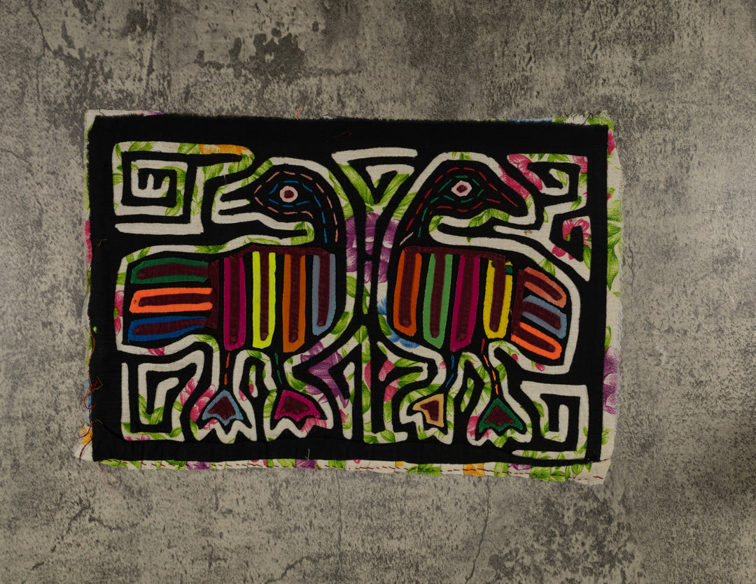 Vintage Fine Feather Goose Mola