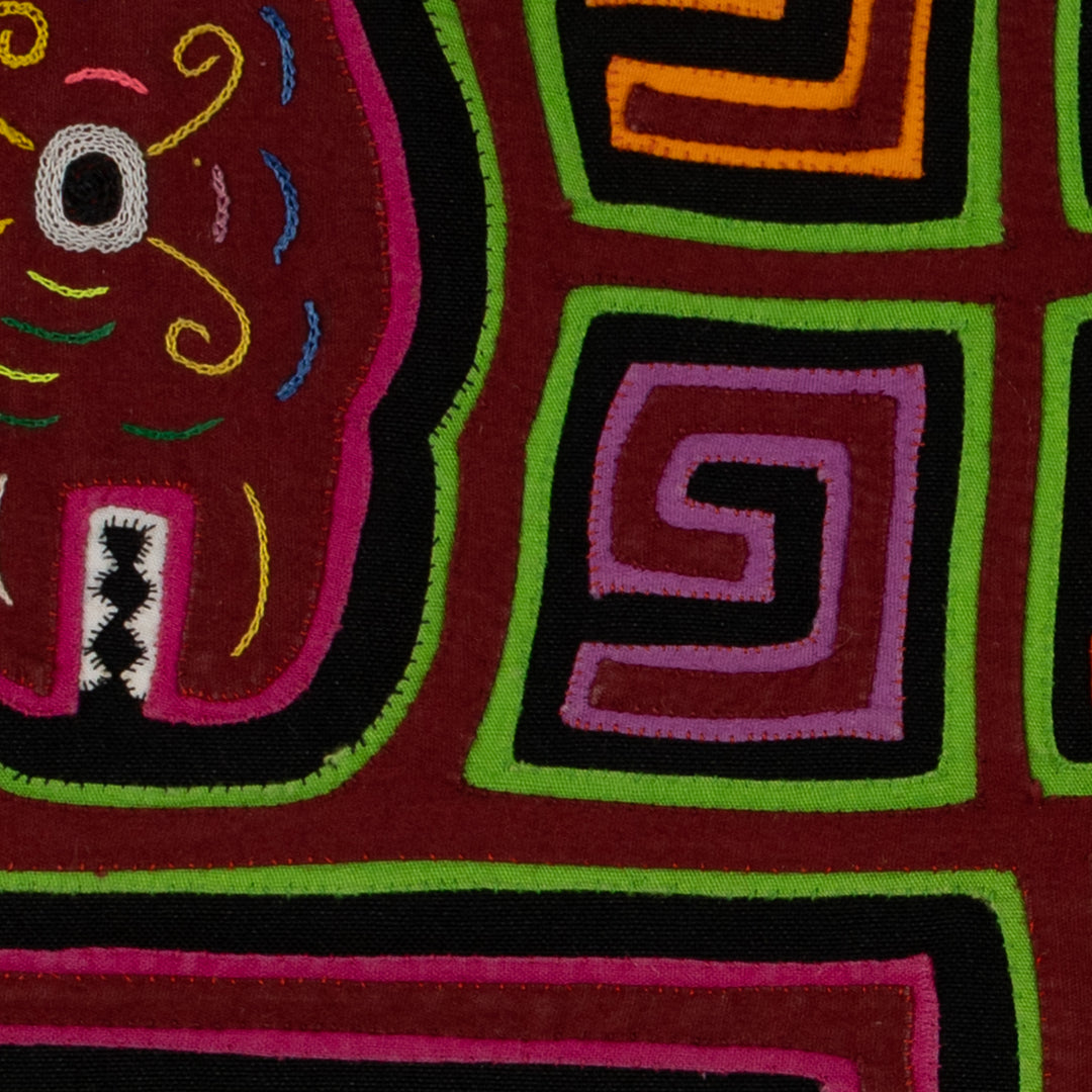 Traditional Red And Green Loch Ness Monster Mola