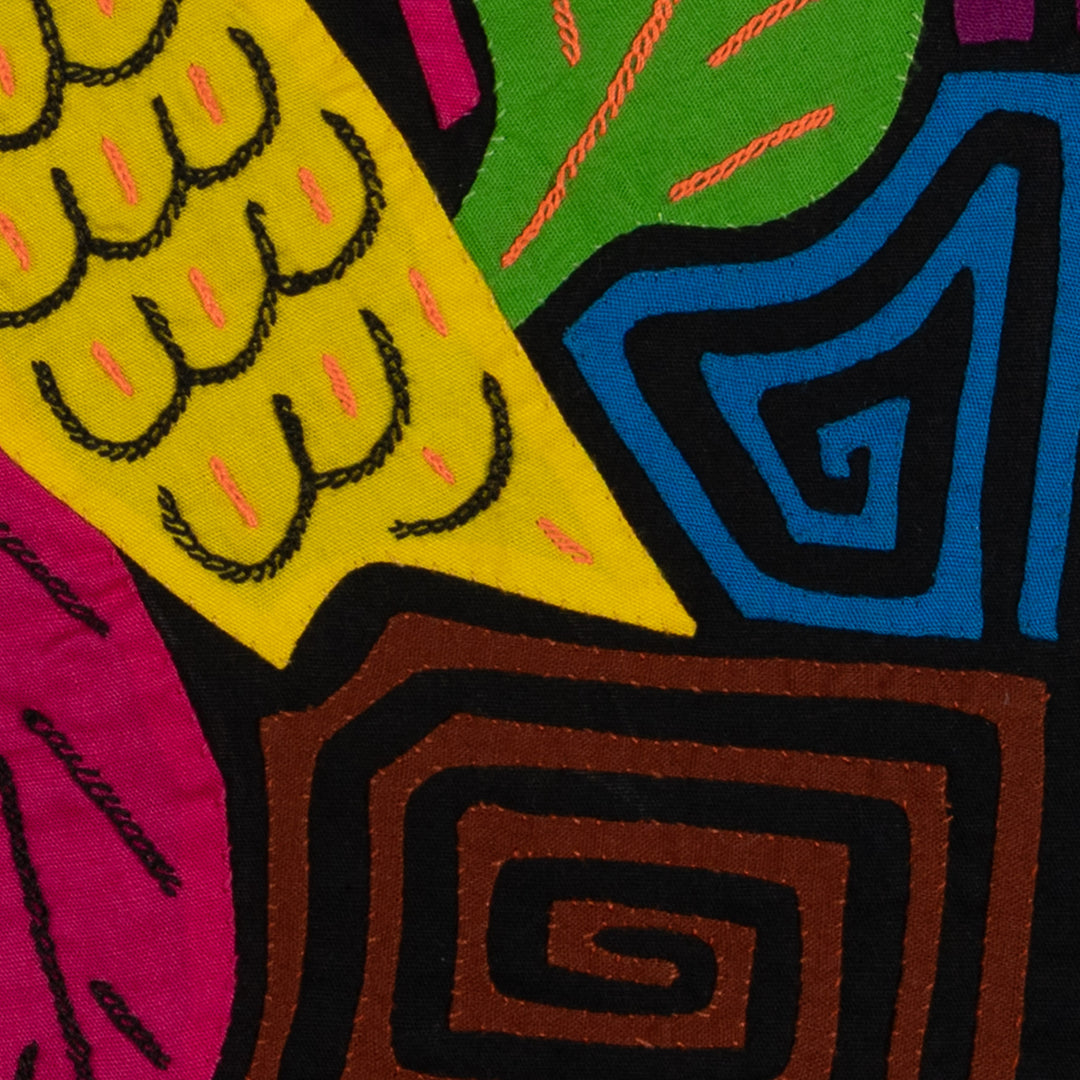 Channel-billed Toucan and Jungle Hibiscus Mola