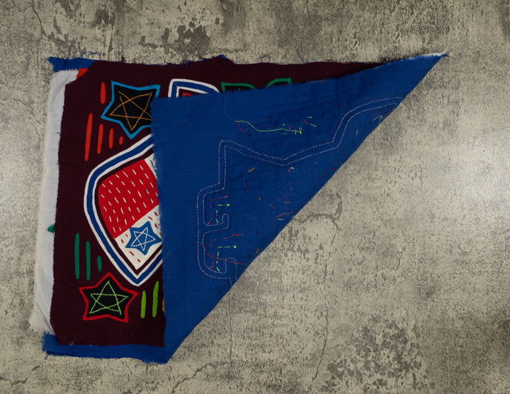 Traditional Patriotic Panama Flag Mola