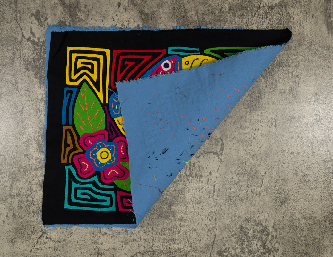 Channel-billed Toucan and Jungle Hibiscus Mola