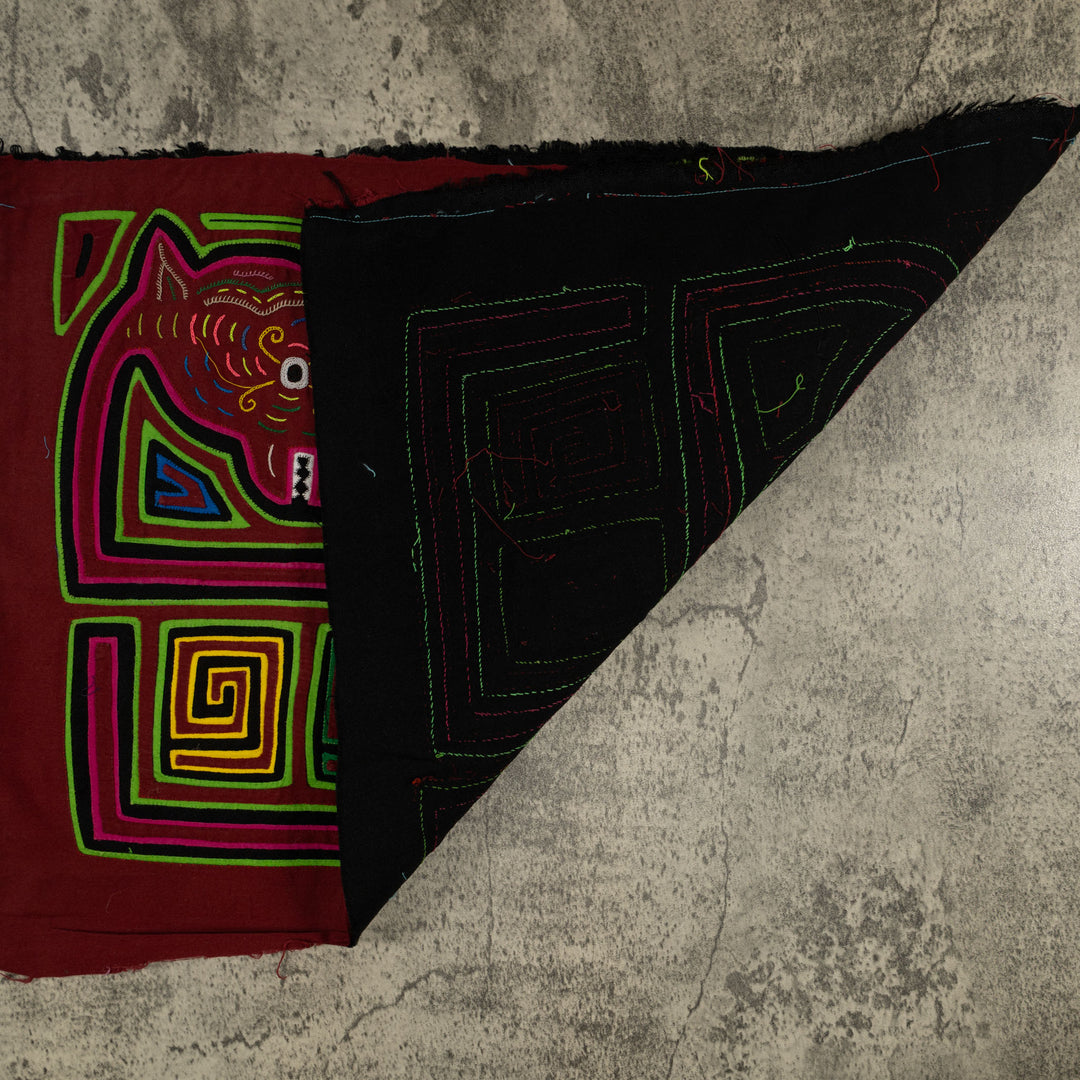 Traditional Red And Green Loch Ness Monster Mola