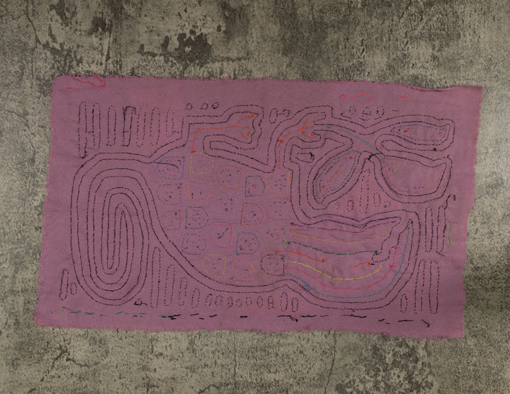 Classic Black And Purple Nutcracker Critter Mola