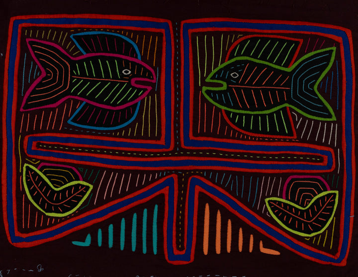 Burgundy And Blue Aquarium Fish Mola