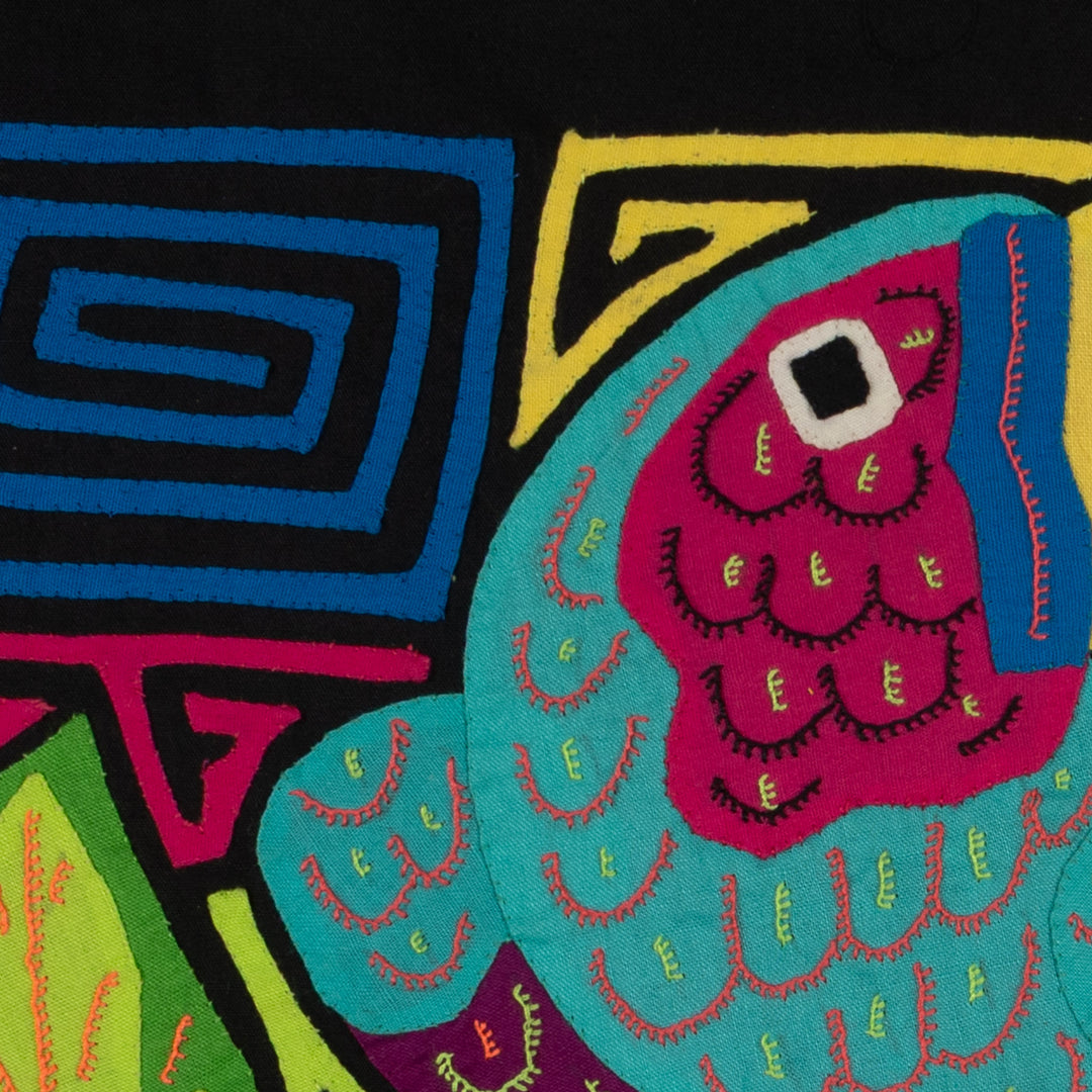 Fantasy Purple And Blue Toucan Parrot Bird Mola