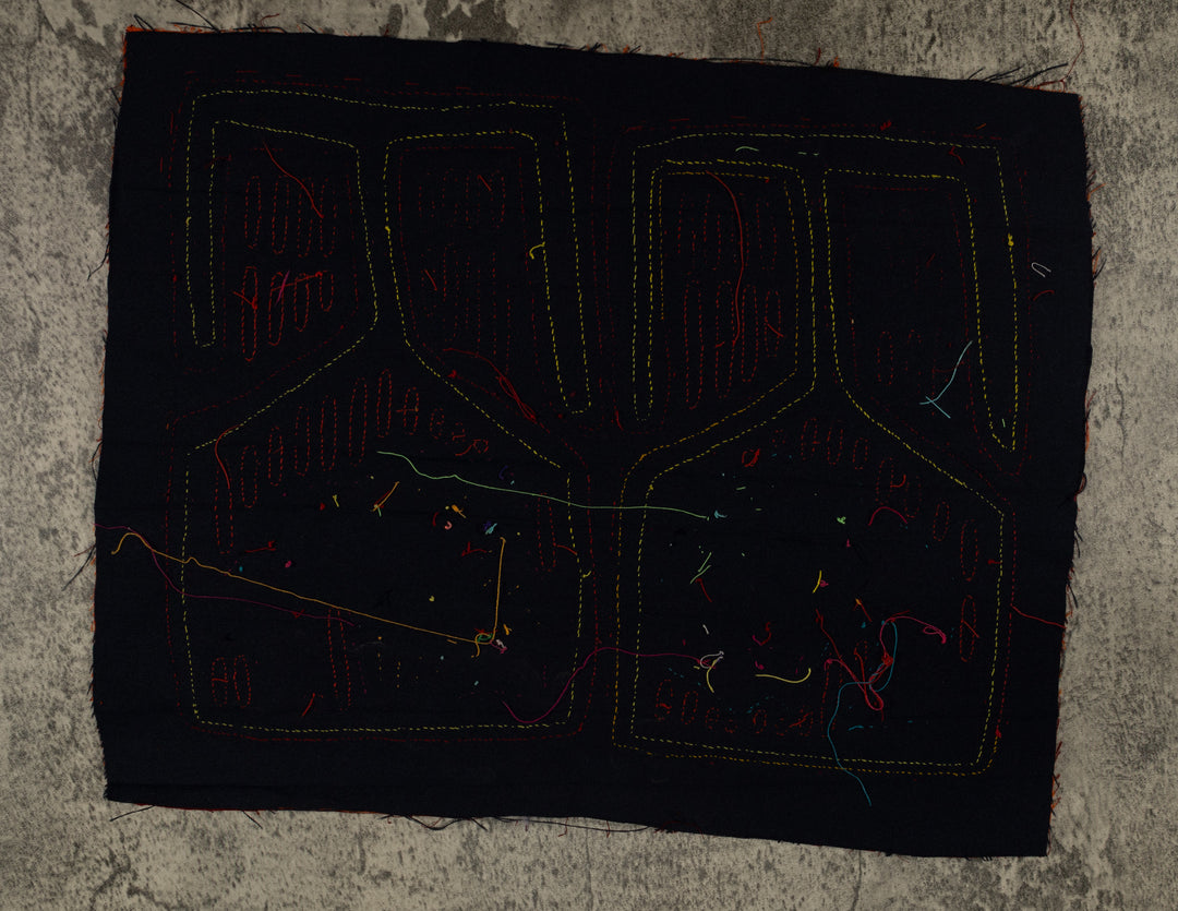 Traditional Maroon Orange And Yellow Fish Mola