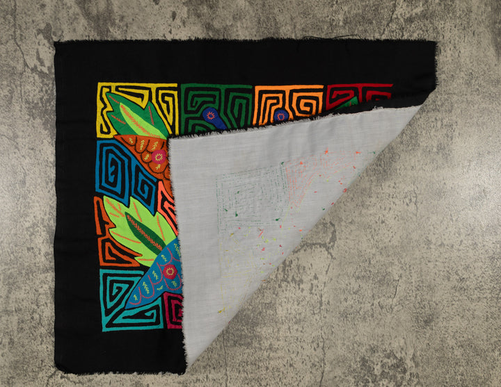 Fantasy Orange And Blue Parrot Bird Mola