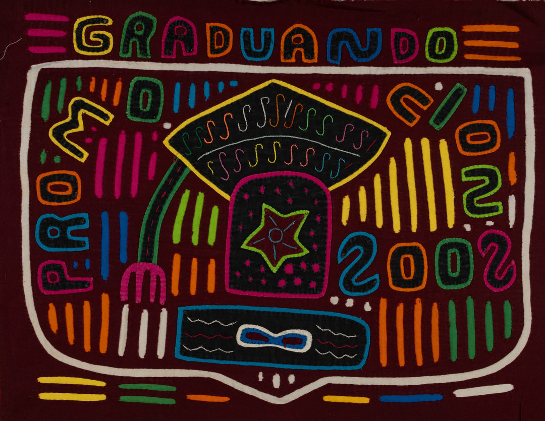 Traditional Multi-Color School Graduation Mola