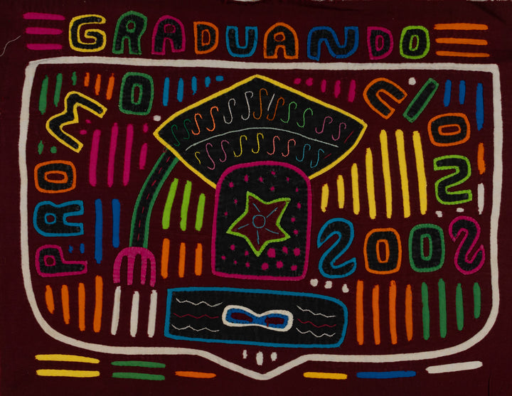 Traditional Multi-Color School Graduation Mola