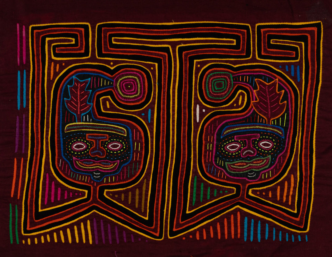 Traditional Orange Red And Yellow Santa Elf Mola