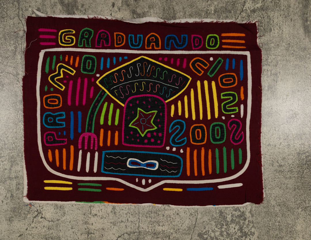 Traditional Multi-Color School Graduation Mola