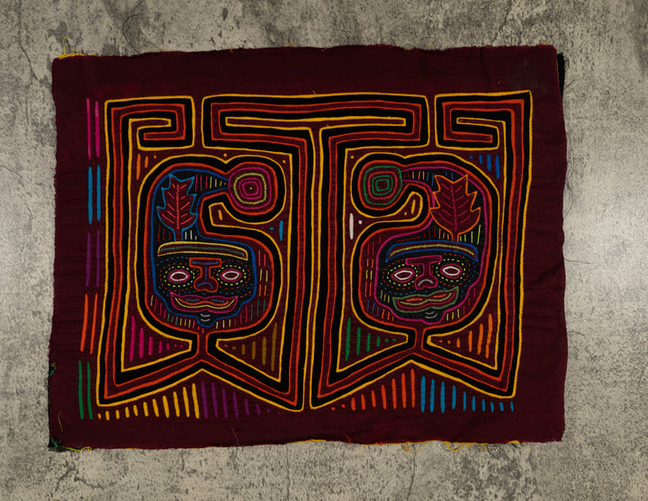 Traditional Orange Red And Yellow Santa Elf Mola