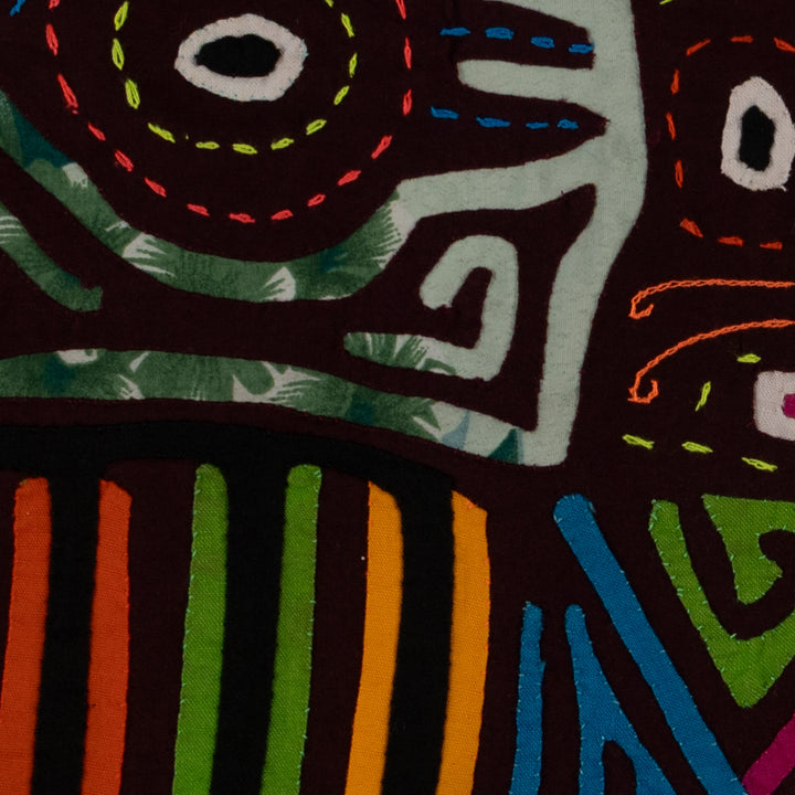 Vintage Maroon King Of The Jungle With Advicers Mola