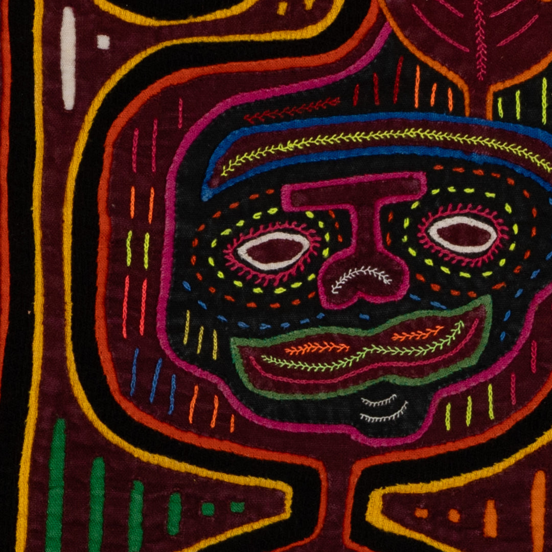 Traditional Orange Red And Yellow Santa Elf Mola