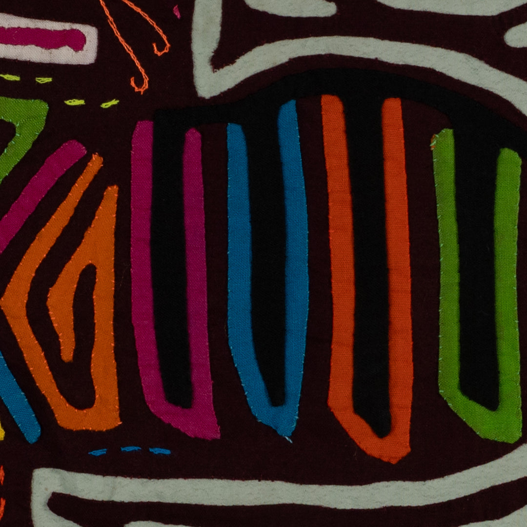 Vintage Maroon King Of The Jungle With Advicers Mola