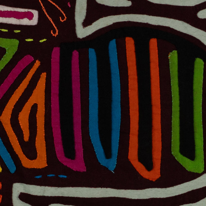 Vintage Maroon King Of The Jungle With Advicers Mola