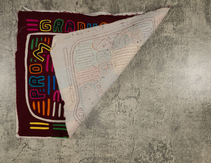 Traditional Multi-Color School Graduation Mola