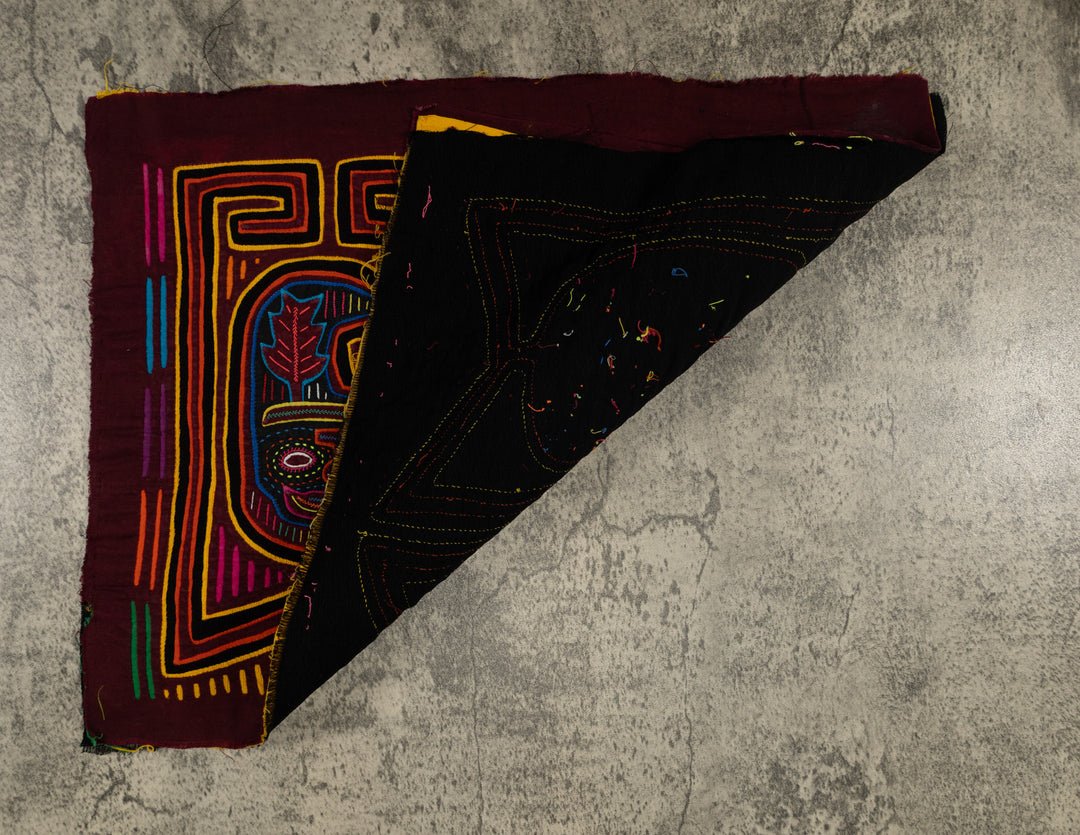 Traditional Orange Red And Yellow Santa Elf Mola