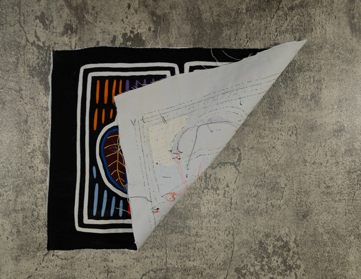 Classic Black And White Floral Flower Mola