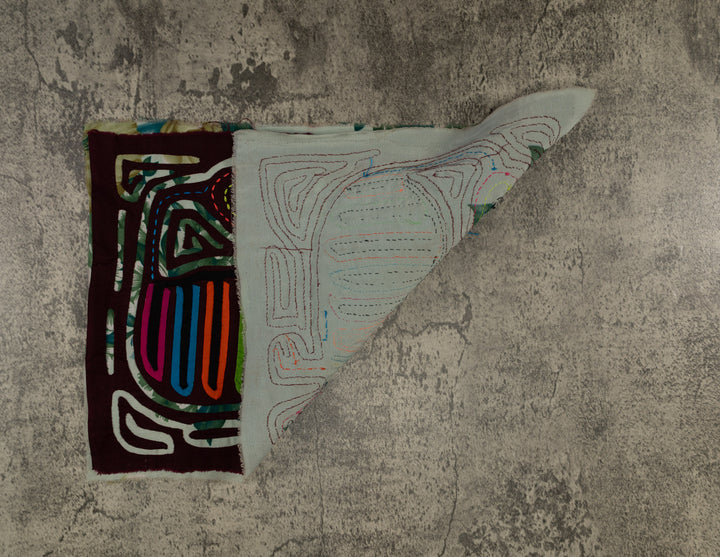 Vintage Maroon King Of The Jungle With Advicers Mola