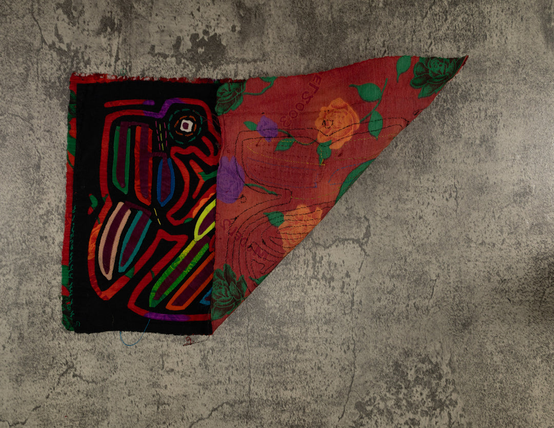 Traditional Black And Red Family Affair Mola