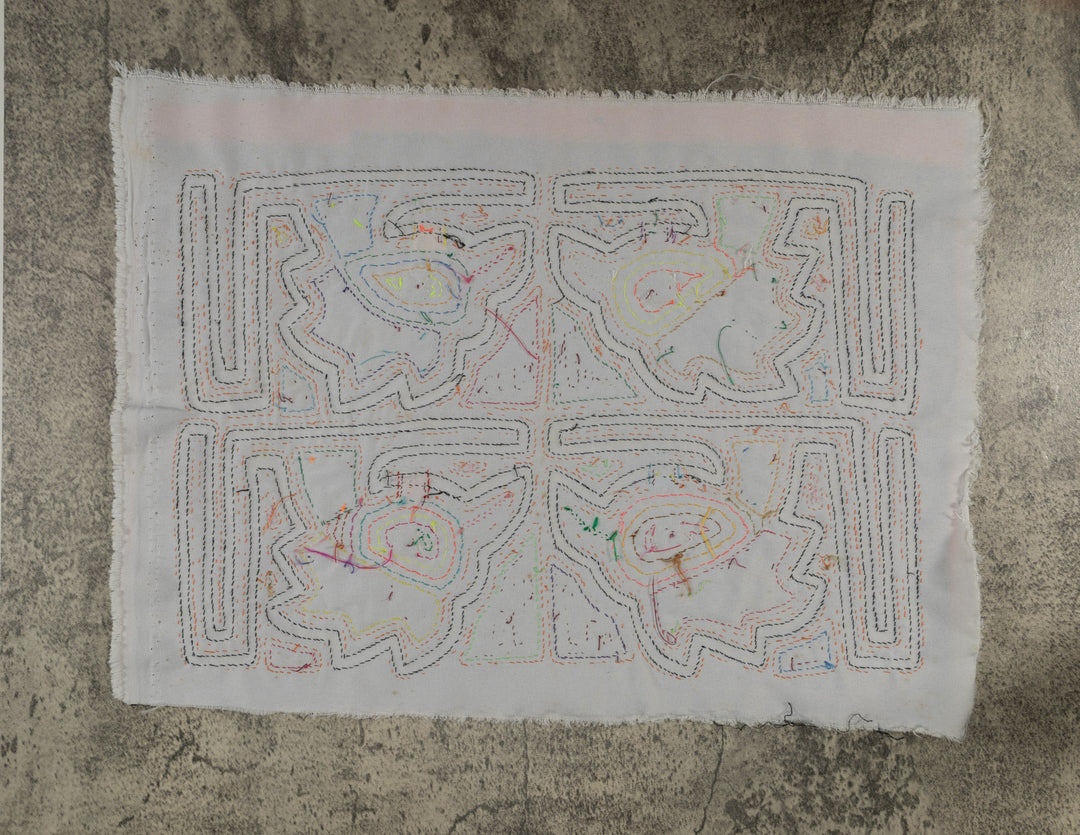 Classic White And Orange Bird Head Mola