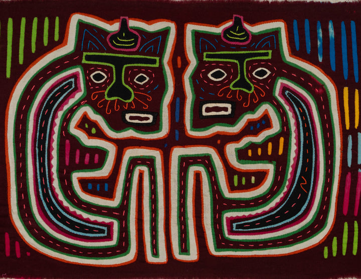 Traditional Red And White Who Me Mola