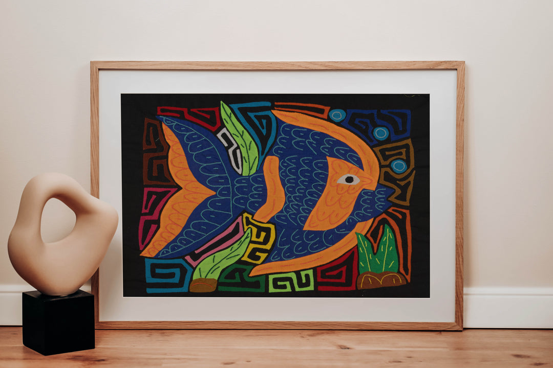 Fantasy Orange And Blue Angel Fish Mola
