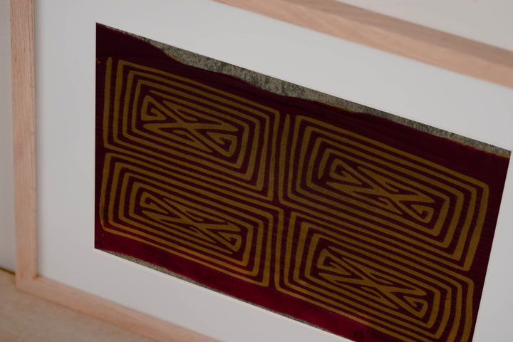 Vintage Burgundy And Brown Classic Design Mola