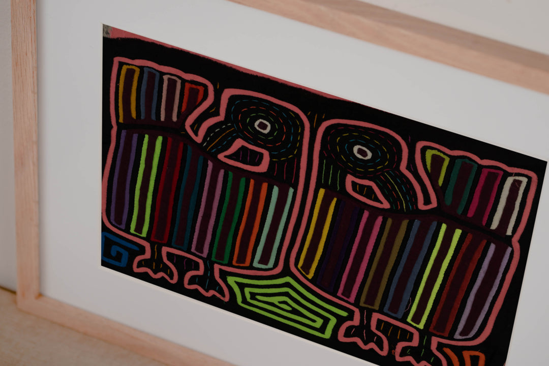 Classic Rainbow Colors Peacock Bird Mola