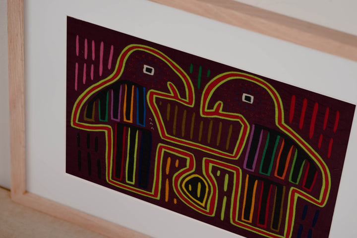 Traditional Multi-Color Let Us Talk Mola