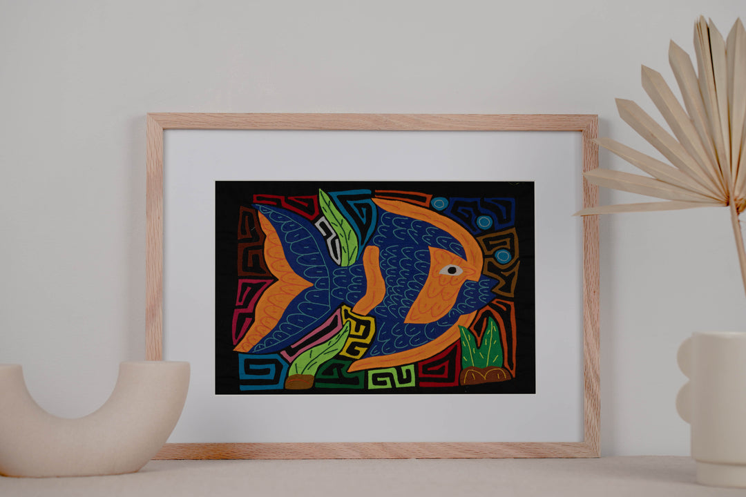 Fantasy Orange And Blue Angel Fish Mola