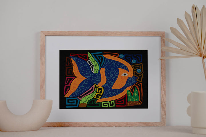 Fantasy Orange And Blue Angel Fish Mola