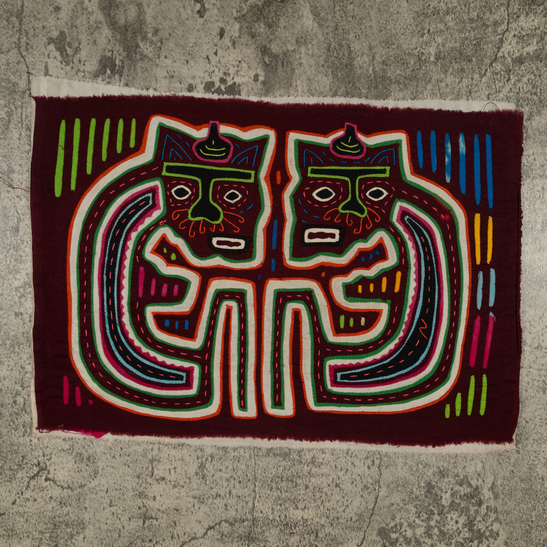 Traditional Red And White Who Me Mola