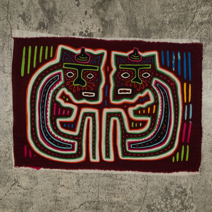 Traditional Red And White Who Me Mola