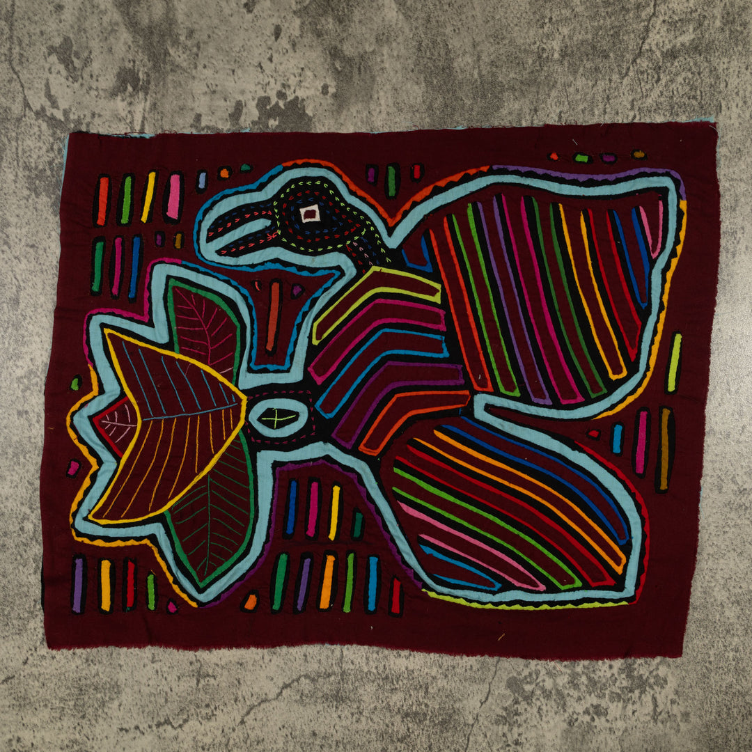 Traditional Magnificent Multi-Color Bird Mola