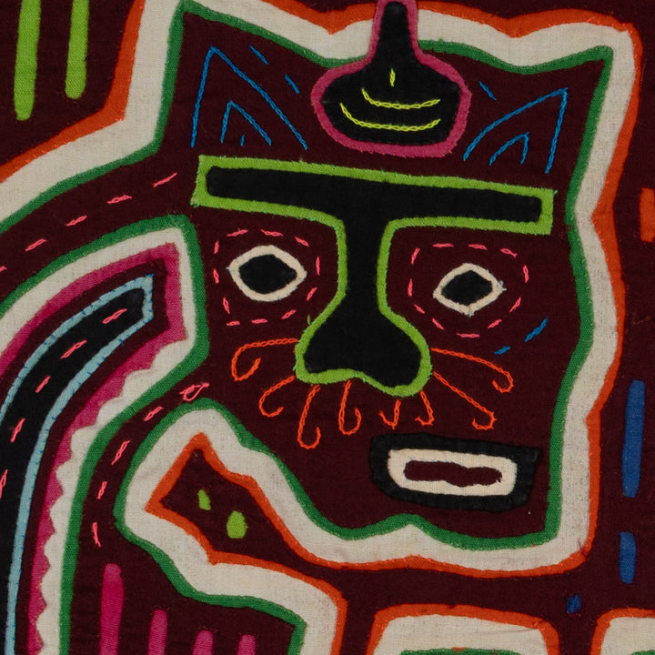 Traditional Red And White Who Me Mola