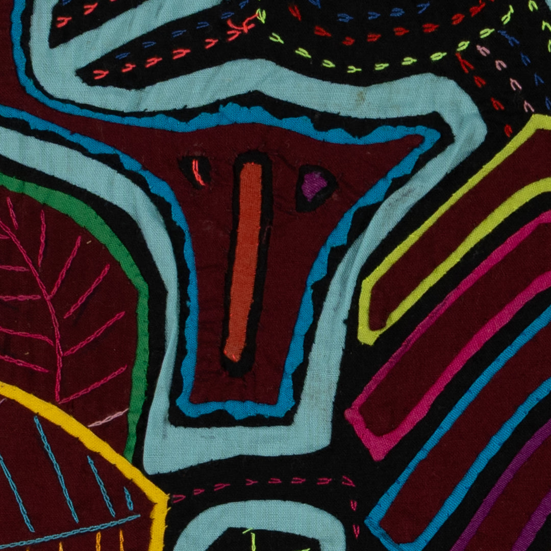 Traditional Magnificent Multi-Color Bird Mola