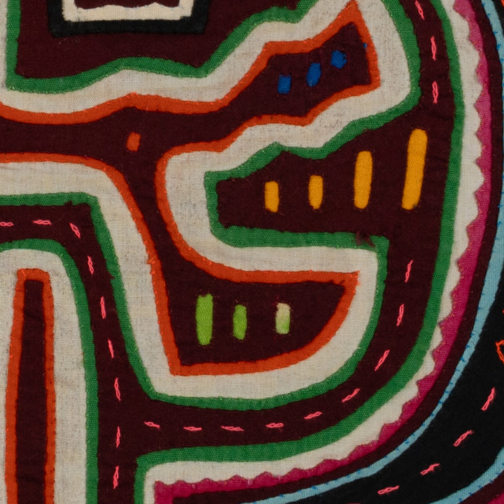 Traditional Red And White Who Me Mola