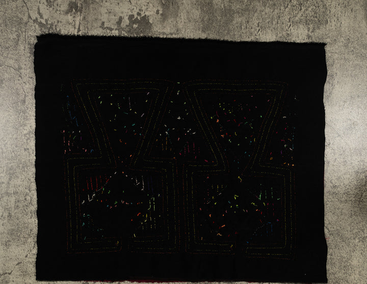 Traditional Orange And Yellow Flower Vase Mola