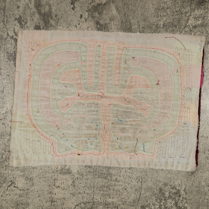 Traditional Red And White Who Me Mola