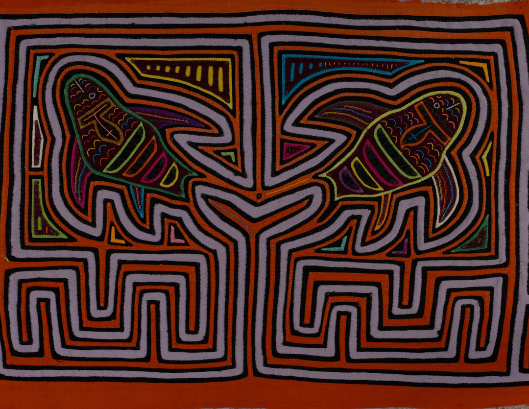 Traditional Orange And Gray Fish Mola