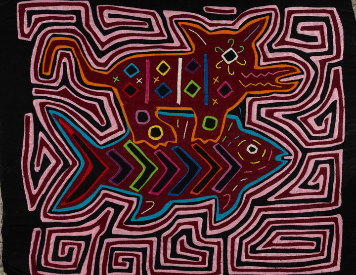 Traditional Multi-Color Master Fisherman Mola