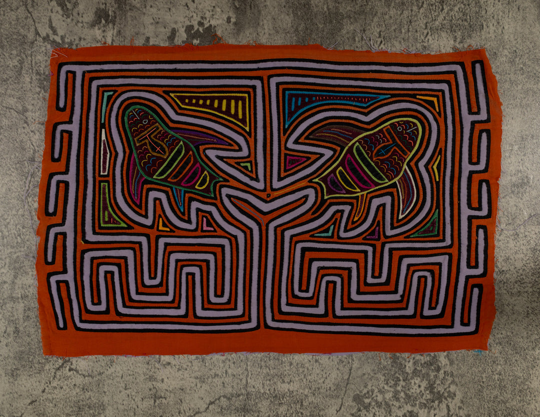 Traditional Orange And Gray Fish Mola